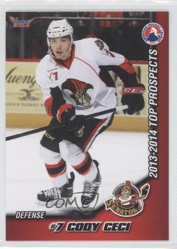 2013-14 Choice AHL Top Prospects Cody Ceci #07 Rookie RC - Picture 1 of 3