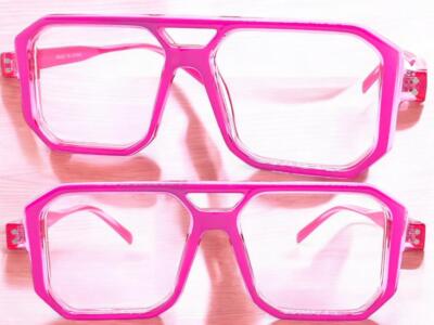 Classic Vintage Retro Hip Hop Nerd Geek Style Clear Lens EYE