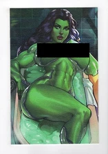 Duty Calls Girls #1 Michi She-Hulk Cosplay Naughty No Top Leather Variant (NM)