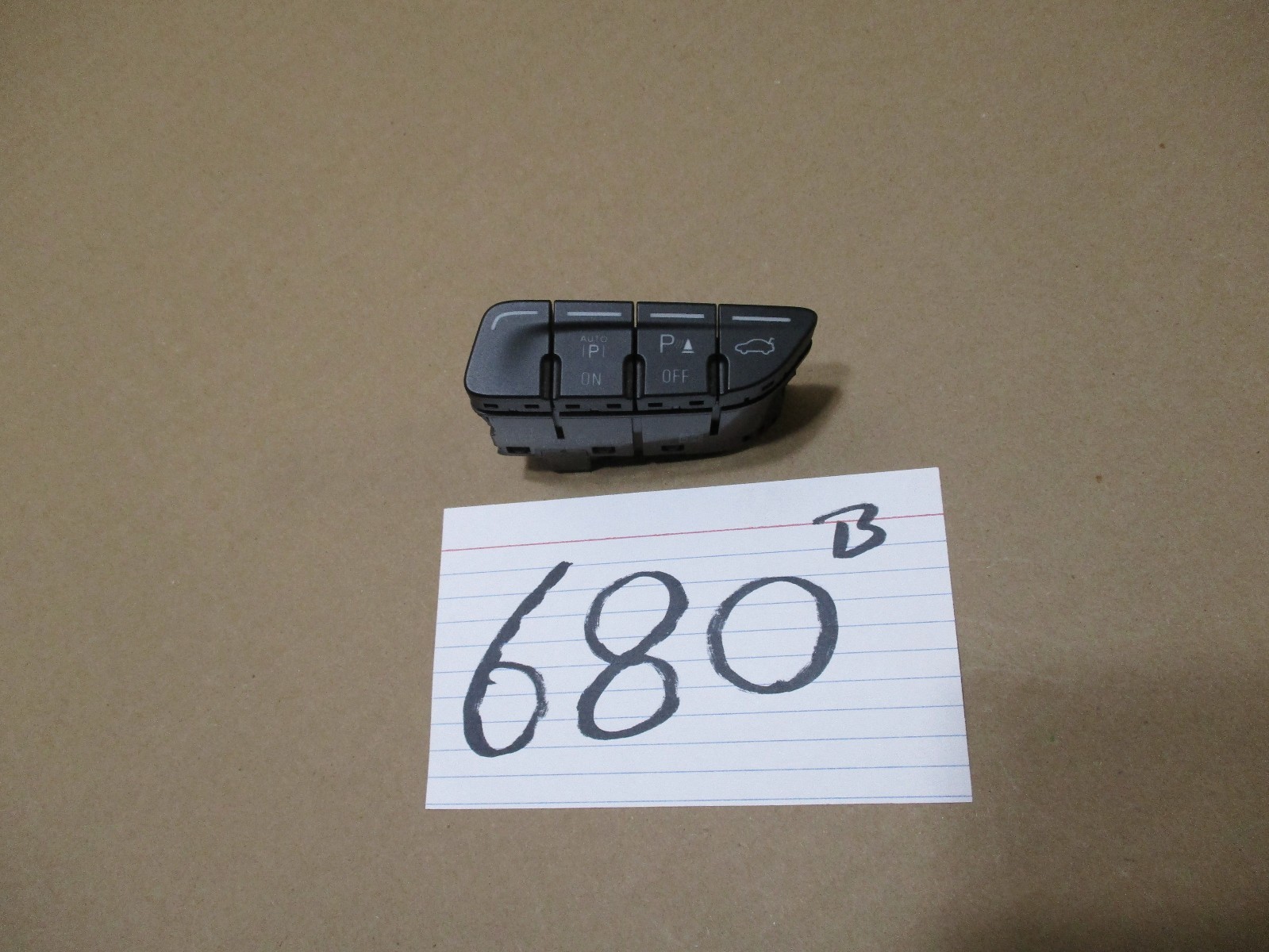 2016 Ford Fusion Active Park Assist Switch Control Power #680-B
