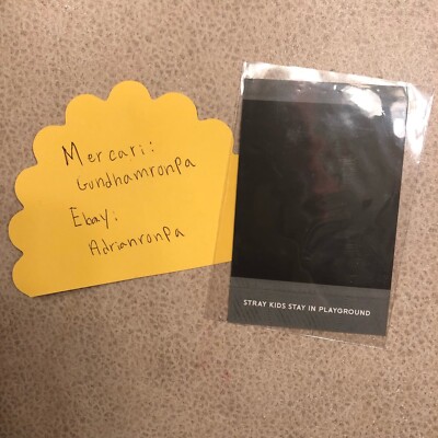 STRAY KIDS STAY IN PLAYGROUND HYUNJIN POLAROID | eBay