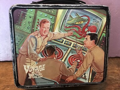 Voyage to the Bottom of the Sea Vintage Lunchbox with Thermos 1967