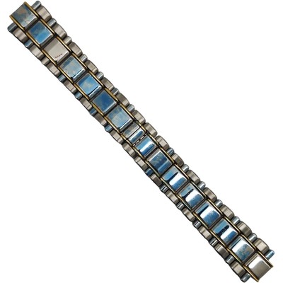 ZENITH - 18 MM - PORT ROYAL  - VINTAGE - STEEL WATCH BRACELET OEM STRAP BAND