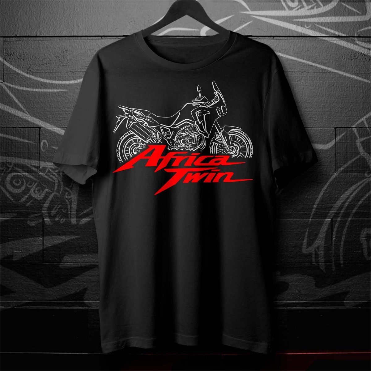 Camiseta Sucia Glstkrrn Africa Twin 1000 L, Regular, Unisex