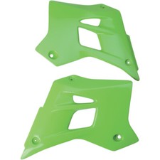 UFO Radiator Shroud - KDX - Green | KA02787-026