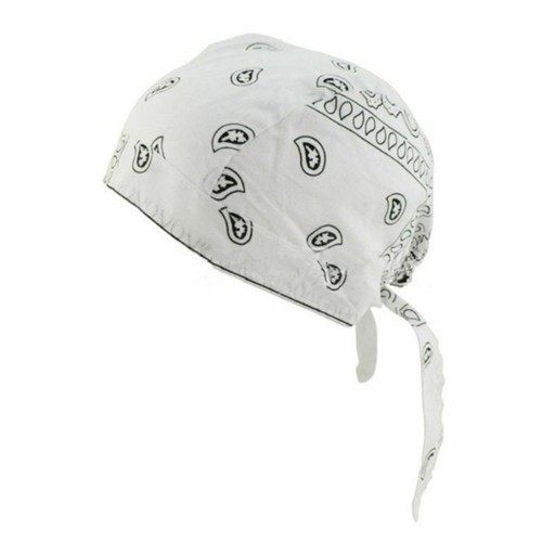 Cotton Biker Skull Cap Motorcycle Bandana Head Wrap Du Doo Do Rag Black Hat lot - Picture 15 of 19