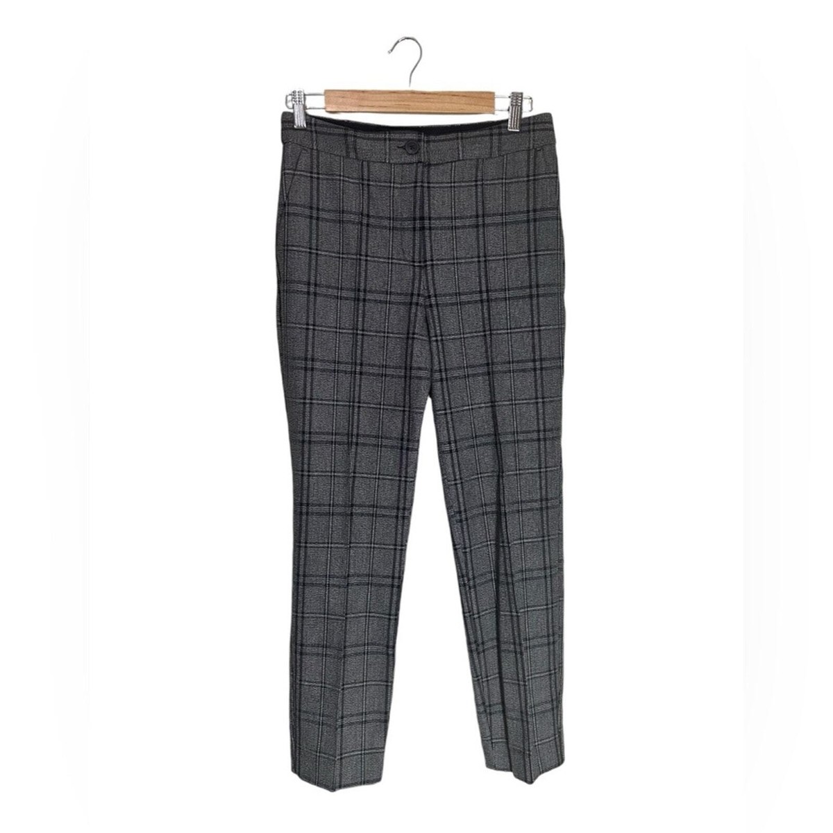 Express Womens Dress Pant | Ankle High Rise | Plaid | Office Attire | Size 6 Express Womens Dress Pant | Ankle High Rise | Plaid | Office Attire | Size 6