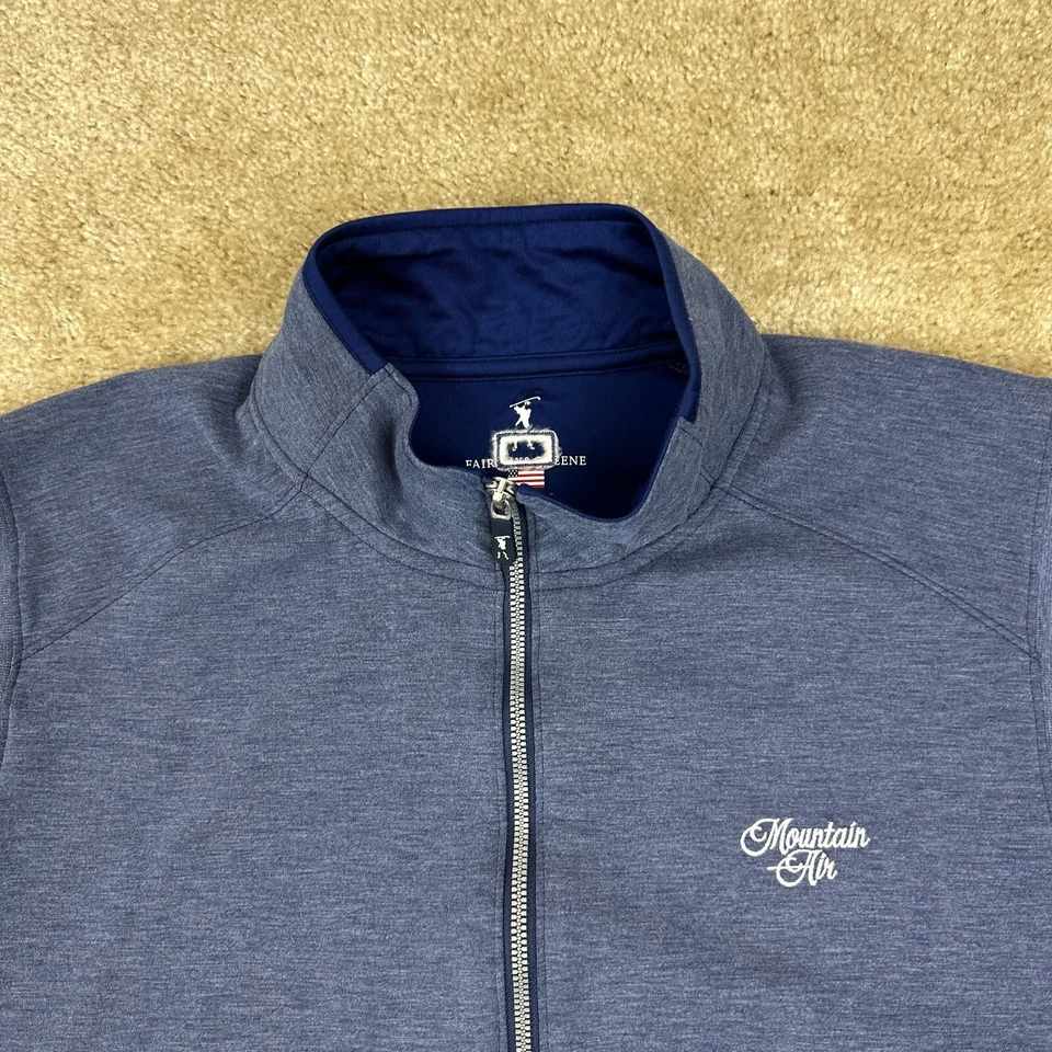 Chaleco Fairway & Greene para Hombres 2XL F&G Hecho en EE. UU. Mountain Air Golf País Cremallera Completa Foto 2 de 4