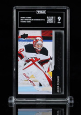 2021-22 Upper Deck Extended Series TAG 9 - Young Guns #716 Akira Schmid (RC)