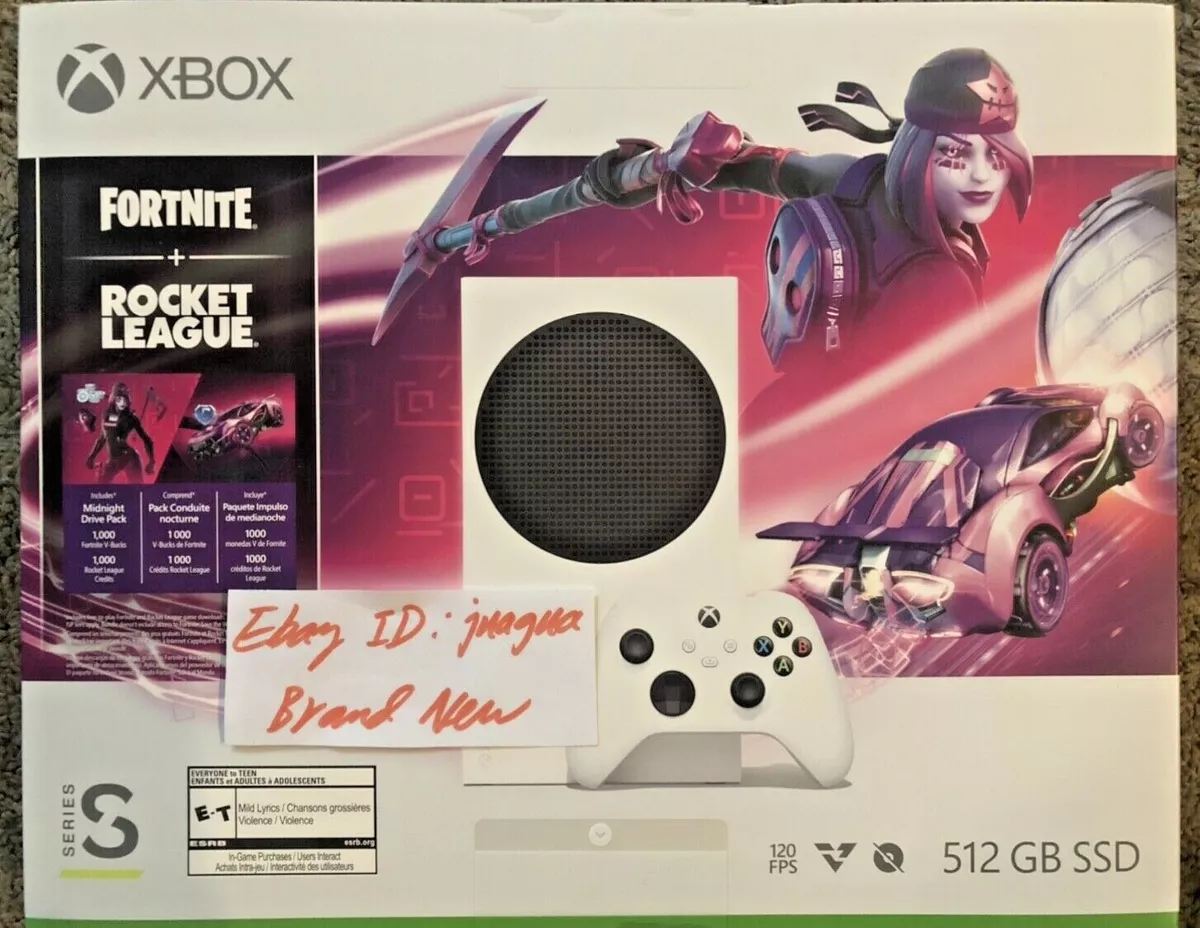 Microsoft Xbox Series S Fortnite & Rocket League Bundle Brand new IN HAND  sealed