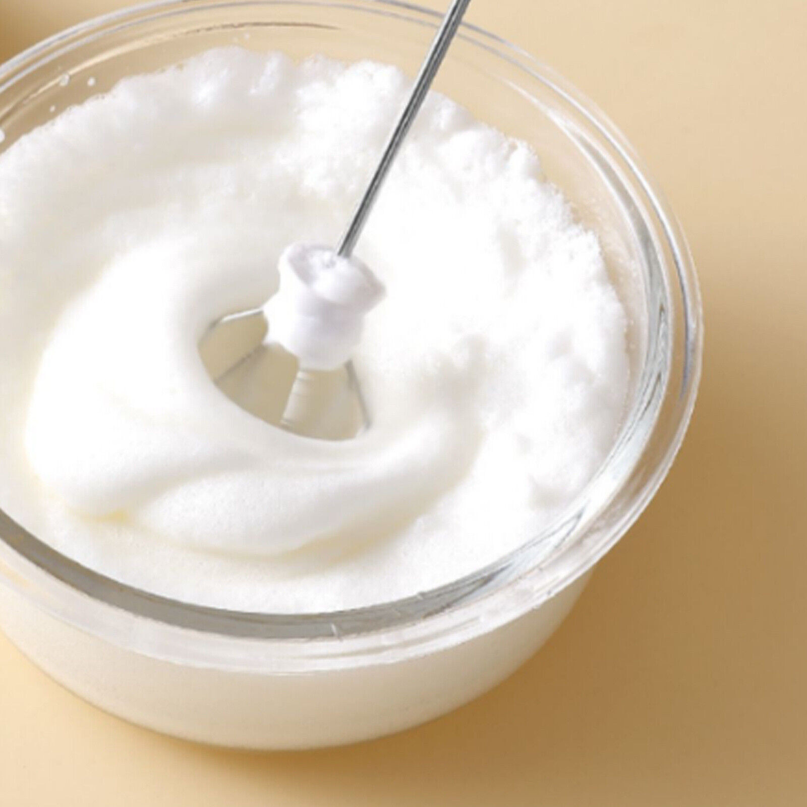 2 in 1 Electric Milk Frother Drink Foamer Whisk Mixer Stirrer Coffee Egg Beater