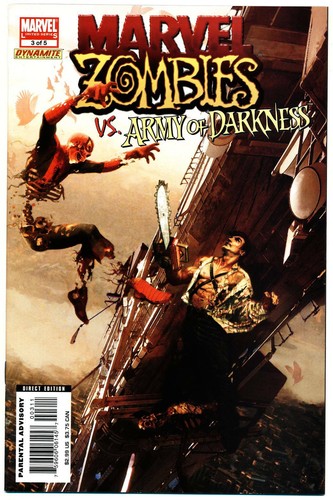 MARVEL ZOMBIES VS. ARMY OF DARKNESS #3 F, 1st Print, Marvel Comics 2007 - 第 1/2 張圖片