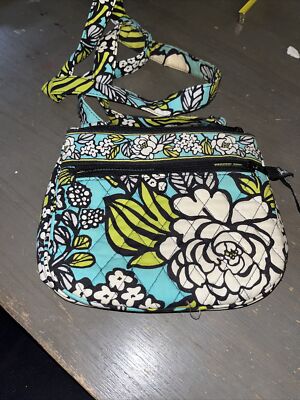 Vera Bradley Island Blooms Retired Pattern Blue White Green  display picture 3