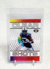 2021 Panini Illusions Clear Shots Darius Leonard Colts Football 🔥