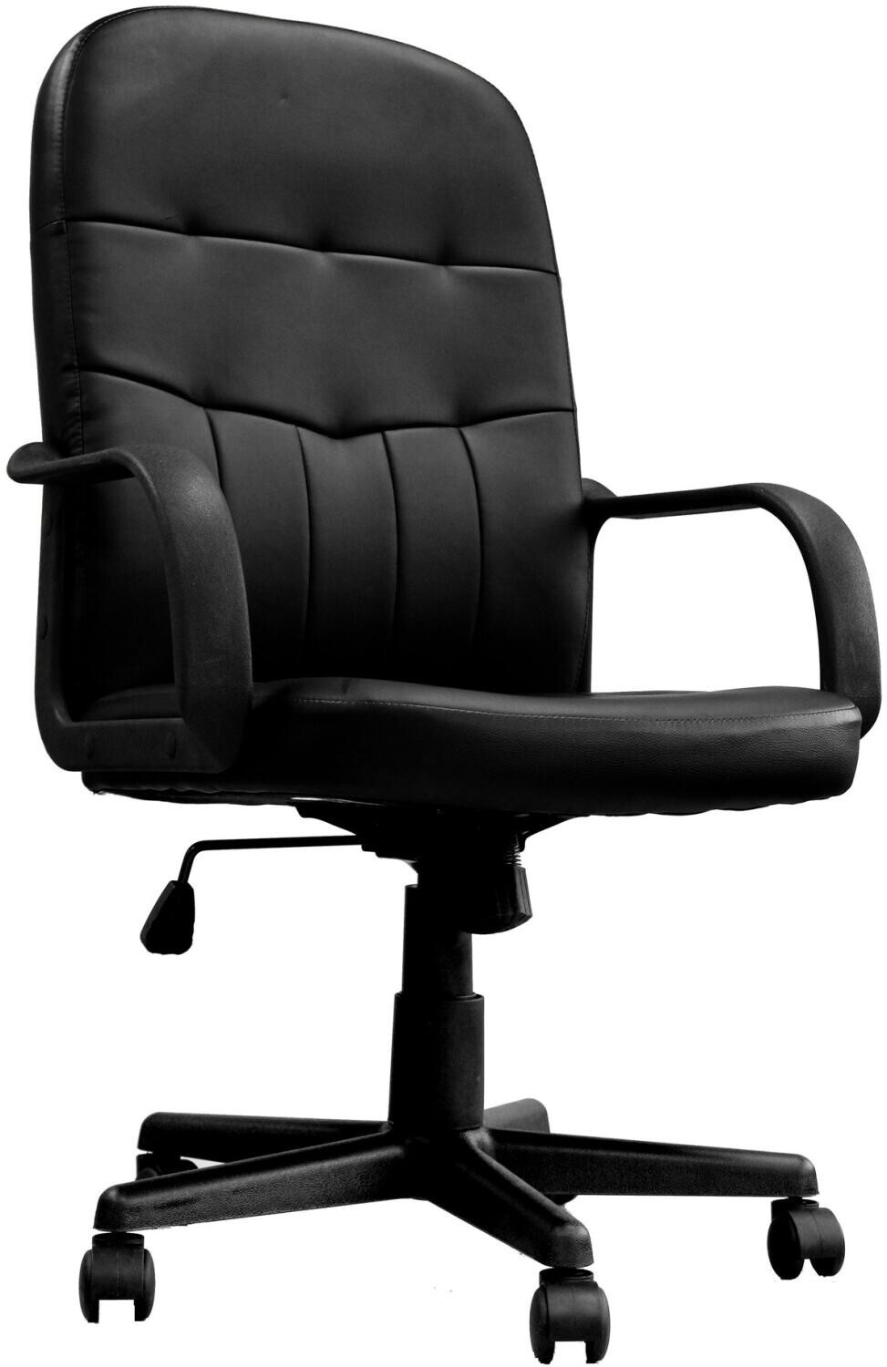Nautilus Manager Chair Basic Tilt Bonded Leather Fixed Armrest Black 110 Kg - Image 2