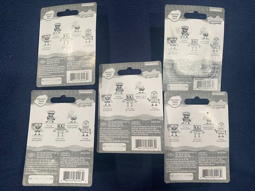 2023 Nickelodeon SPONGEBOB SQUAREPANTS mini Figurines  set of 5 of 5 NEW! - Picture 7 of 7
