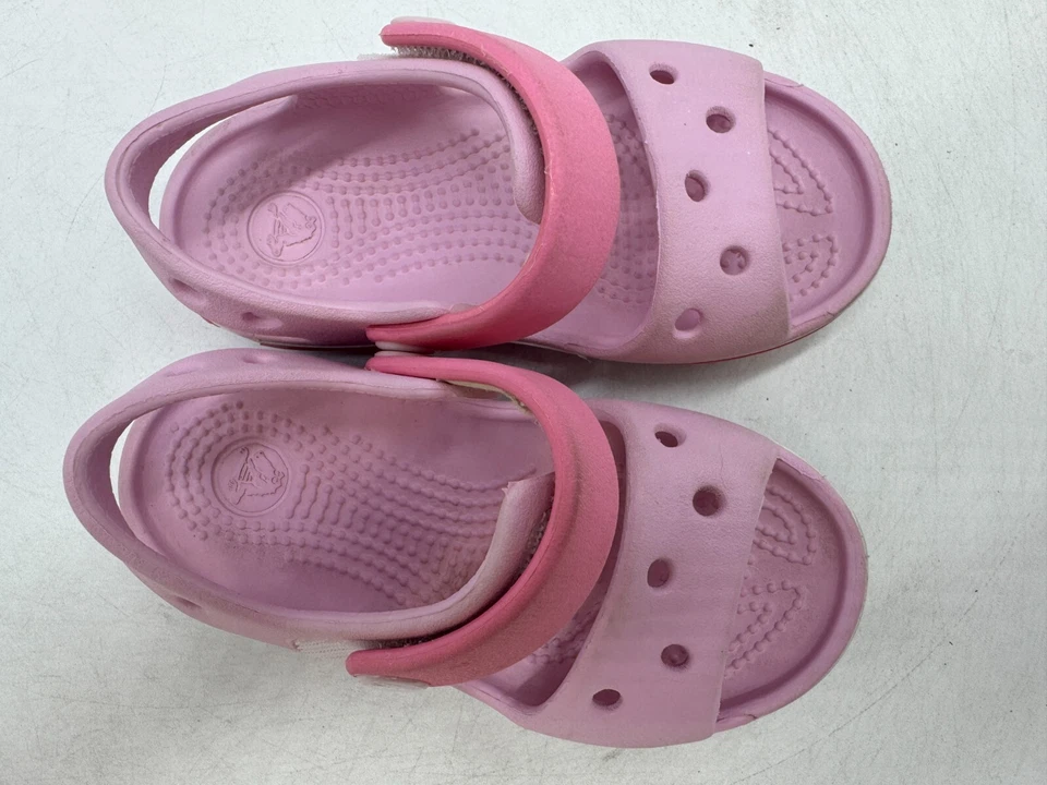 Crocs Niño Pequeño Crocs Crocband Sandalias Confort Niños Bailarina Rosa Exterior - 7 Foto 2 de 3