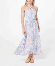 J Jason Wu Petite L Maxi Halter Dress Pink MSRP $71  * SALE!