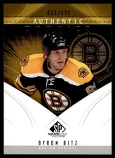 2009-10 SP Game Used Byron Bitz Rookie /699 Boston Bruins #178