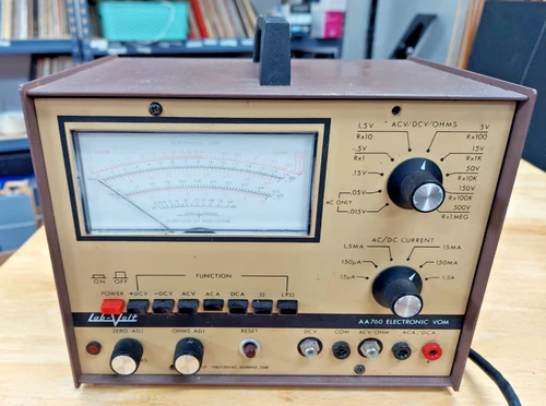 Lab Volt AA760 Multimeter Rare Parts Or Repair