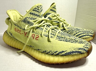 adidas Yeezy Boost 350 V2 Low Semi Frozen Yellow Size 11 B37572