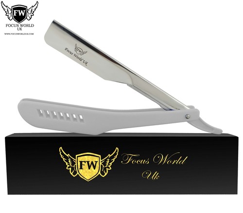 BARBER CUT THROAT STRAIGHT SALON SHAVING RAZORS - Foto 12