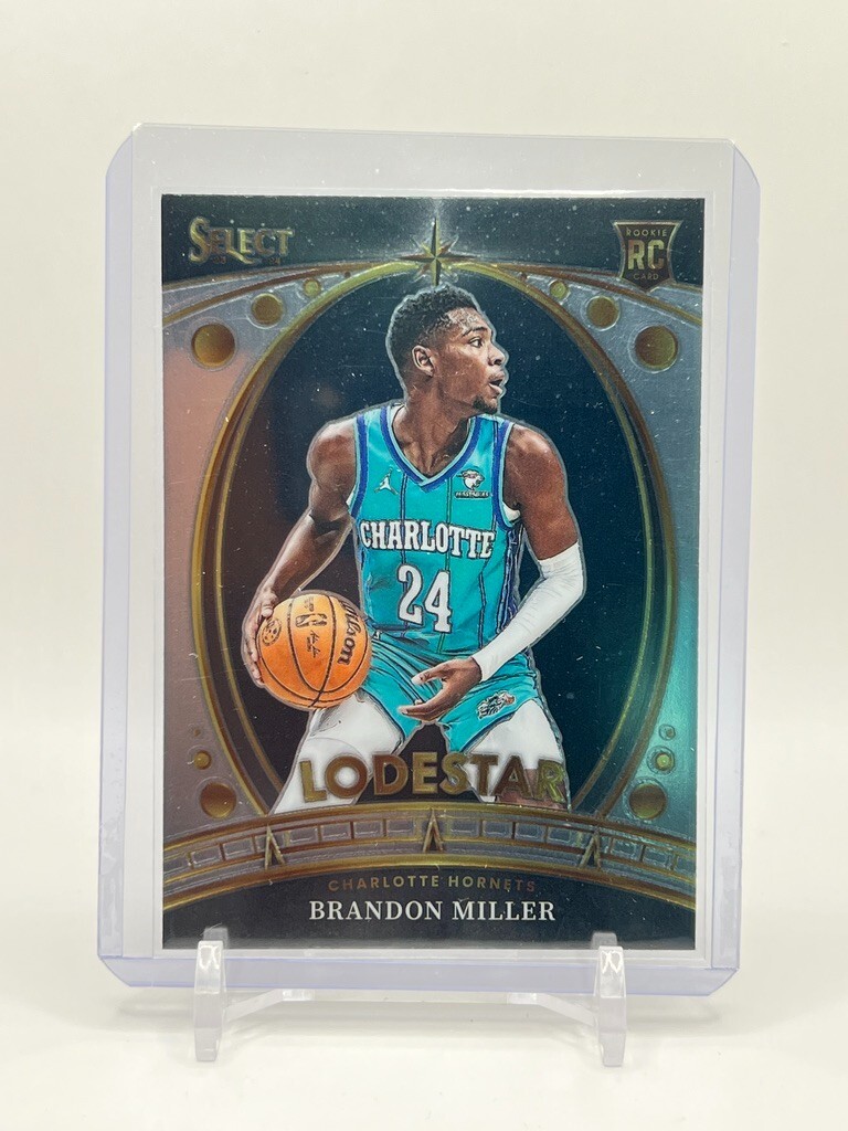 2023-24 Panini Select - Lodestars #3 Brandon Miller (RC) Rookie Card - Hornets