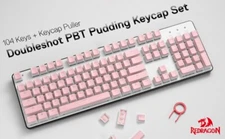 Redragon A130 Pink Pudding Keycaps, Standard OEM Profile, Doubleshot PBT