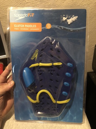 Speedo Fit Clutch Paddles Training Gloves Small Medium