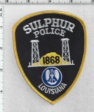 Sulphur Police (Louisiana) 2nd Issue Shoulder Patch