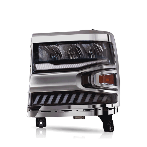 Pair Fit 2016-2018 Chevrolet Silverado Sequential LED Headlights DRL w/Animation - Picture 3 of 18