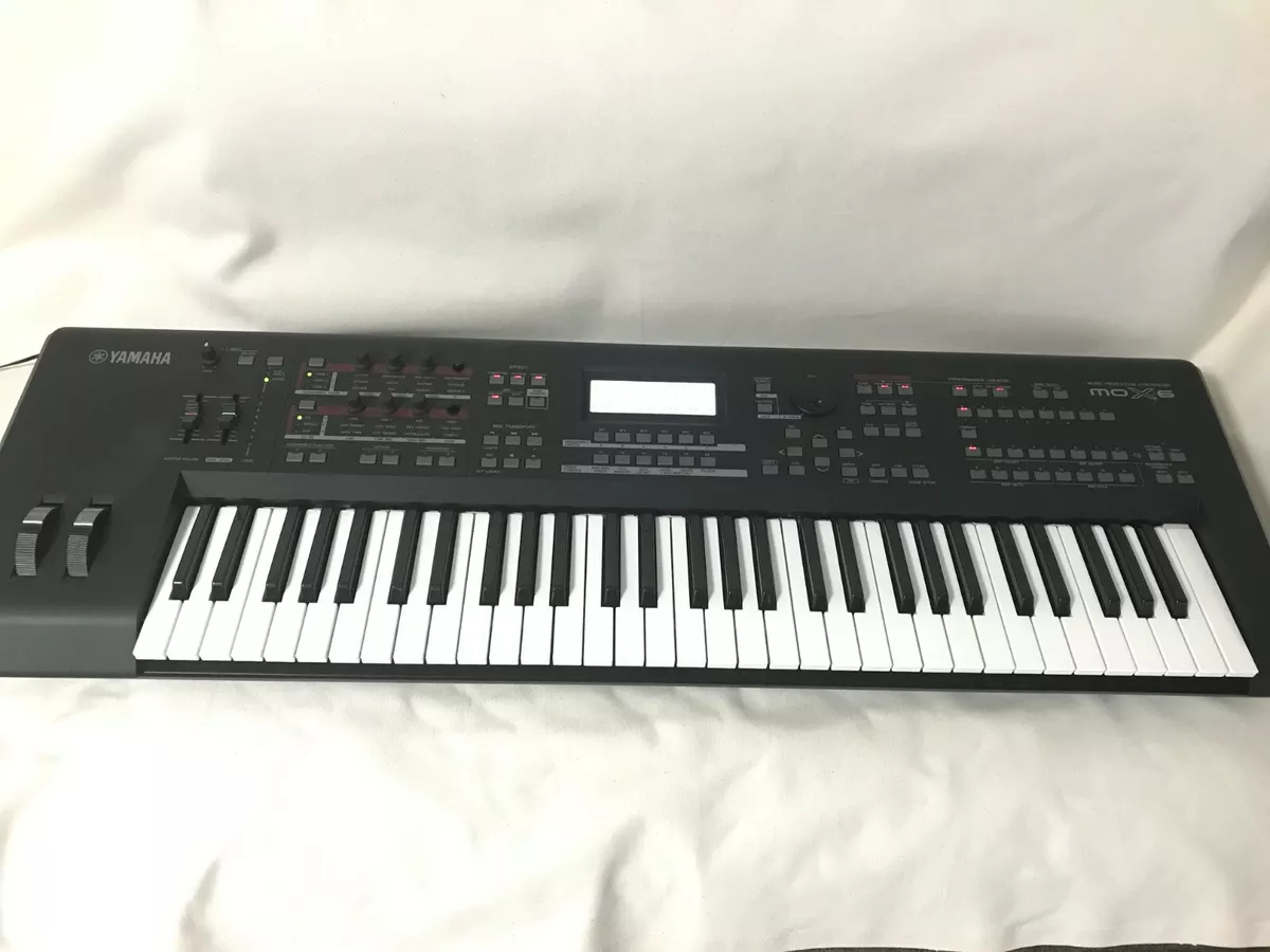 YAMAHA MOX6 61-Keys Semi-Weighted Workstation Synthesizer working