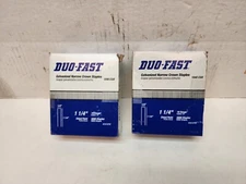 Lot 2 Duo-Fast 1840CGR 1-1/4" 18 G 1/4" Crown Galvanized Staple (5,000 Per Box)