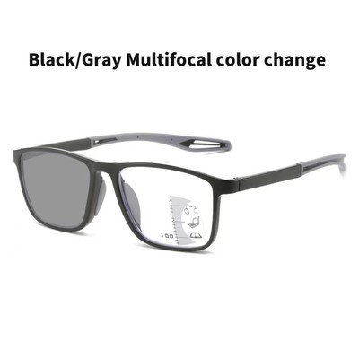 TR90 Bifocal Progressive Reading Glasses Flexible Sport Multifocal discoloration