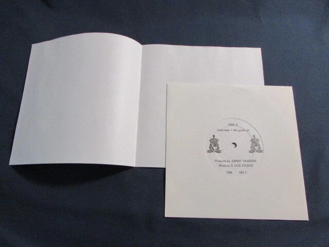 JOHNNY THUNDERS LIFE GOES ON, AS TEARS GO BY+INTERVIEW 7" 45rpm NEW YORK DOLLS - Image 4 of 4