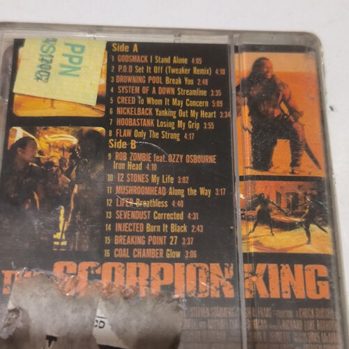 The Scorpion King soundtrack 2002 System of a Down original indonesia tapes NEW - Picture 3 of 5
