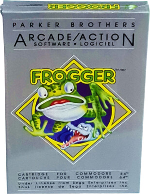 Frogger für Commodore 64 Patrone, Vintage 1983, Neu! Neuwertig IN Ovp Box! Misb
