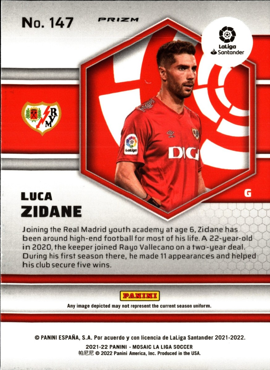サッカー カード 2021-22 Panini Mosaic LA Liga Soccer #147 Luca Zidane RC