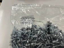 10 X 1 -1/2 Kendal Mb Wood binder Screws Dura seal plus. Silver