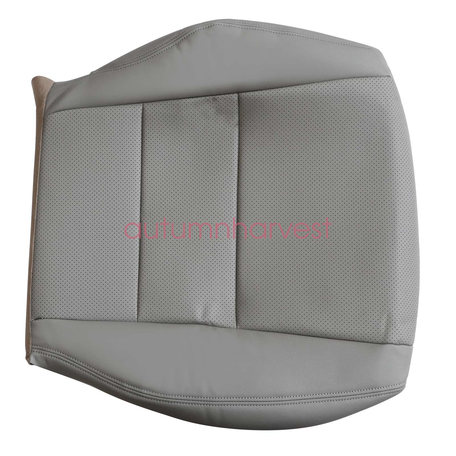 For Acura RDX 2007-2012 Perforated Leather Seat Cover Both Side Bottom GRAY