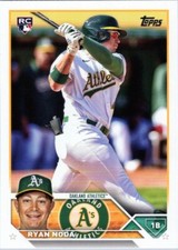 2023 Topps Update #US75 Ryan Noda RC Oakland Athletics