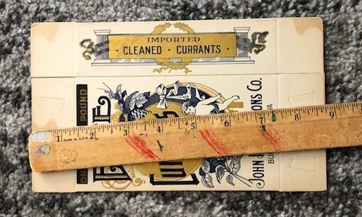 Currants Fruit Box Antique Original John Blaul's Sons Burlington OH 1910s NOS - Image 3 of 4