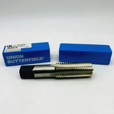 Union Butterfield 1010194 Hand Tap 1-3/8-6 Taper Chamfer 6-1/16" OAL 4 FL HSS