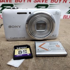 Sony Cyber-Shot DSC-WX80 16.2MP Digital Camera w/8GB Card Bttry -NoChrgr- USED