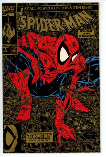 Spider-Man #1 Gold Variante Marvel Comics 1990 fast neuwertig Todd McFarlane