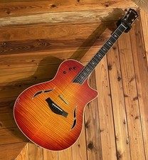 Taylor T5C1 Custom Cherry Sunburst 2005 USA Flame Maple MIYAVI Style w/ OHSC