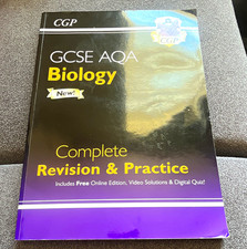 CGP GCSE AQA Biology Revision & Practice Study Guide BAS46 Online Edition