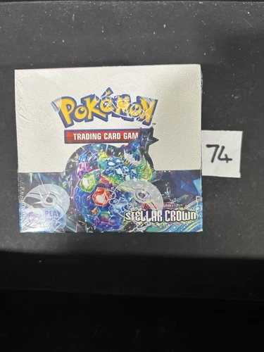 Pokemon Stellar Crown Booster Box 36 packs, New and Sealed