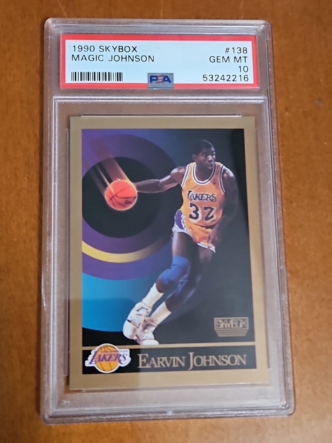 1990 SKYBOX #138 EARVIN MAGIC JOHNSON LAKERS HOF PSA 10 GEM MINT