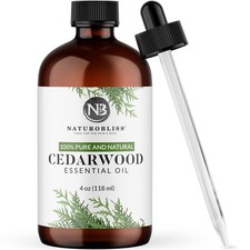 NaturoBliss Cedarwood Essential Oil   Huge 4 Fl Oz   100 Pure and Natural   ...